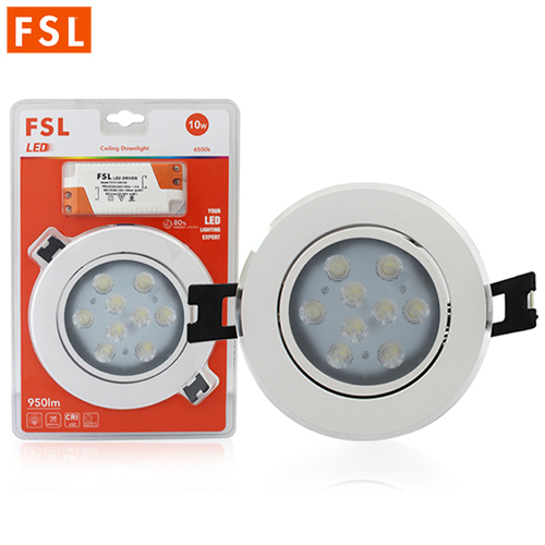 Đèn LED âm trần FSL 10W mắt rọi